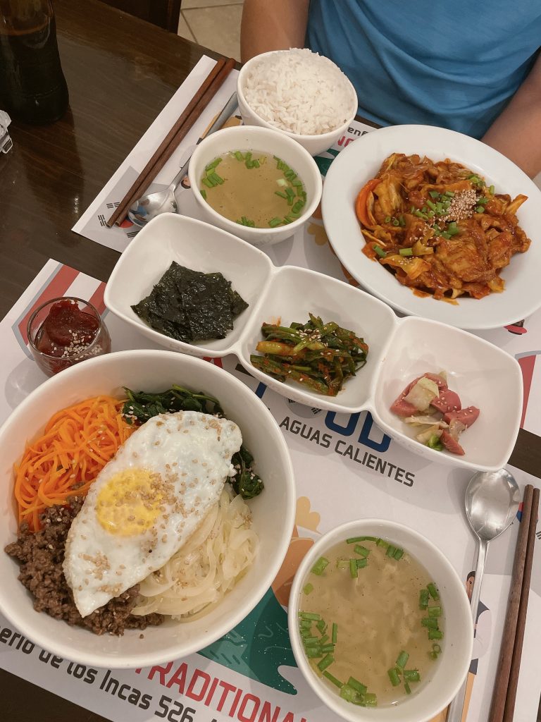 마추픽추 마을, 아구아스 깔리엔떼스 맛집 K-Food